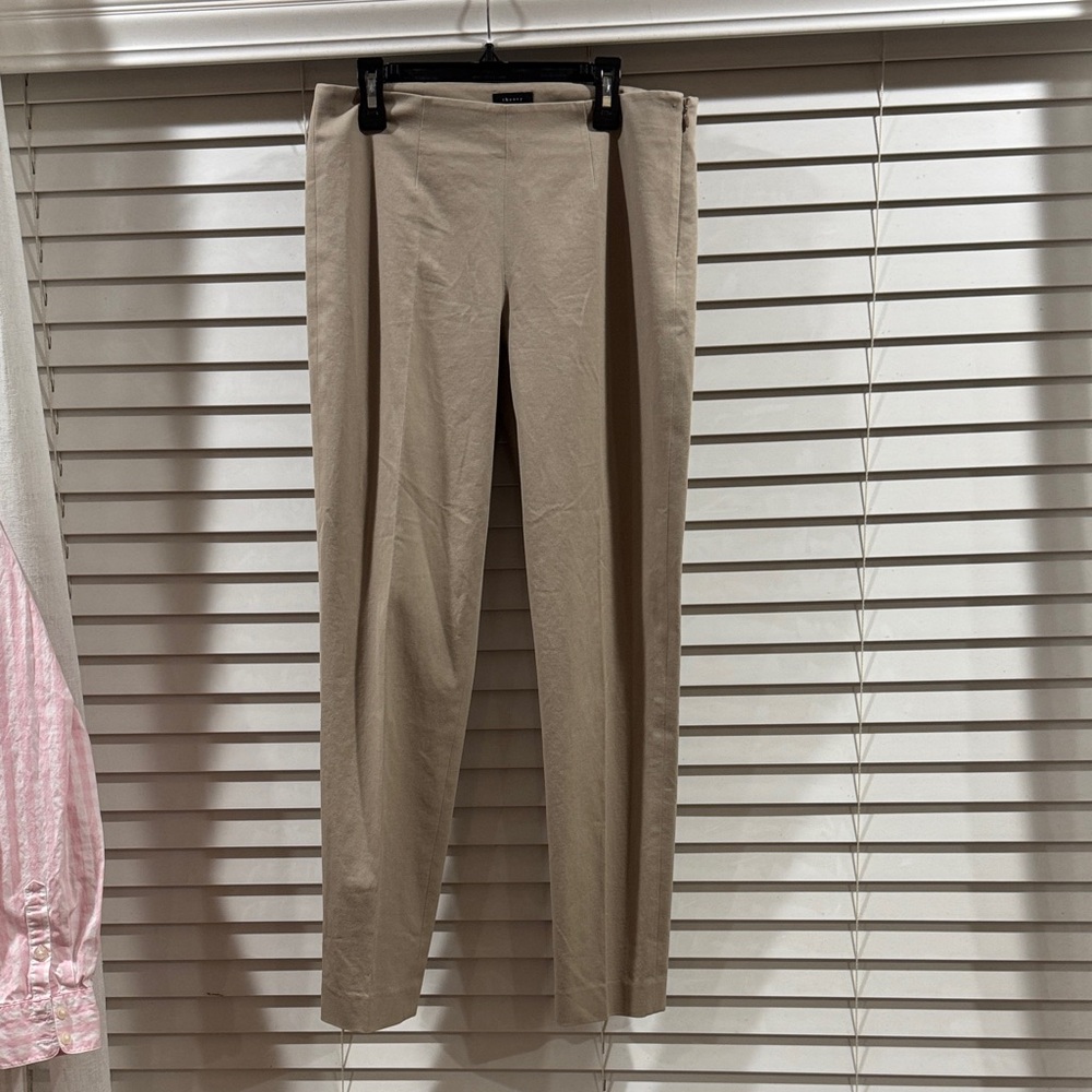 Theory women Khaki Stretch dress pants - Light Beige